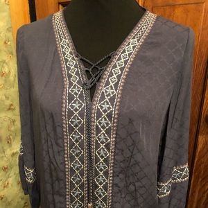 Knox Rose Boho Top Sz Med